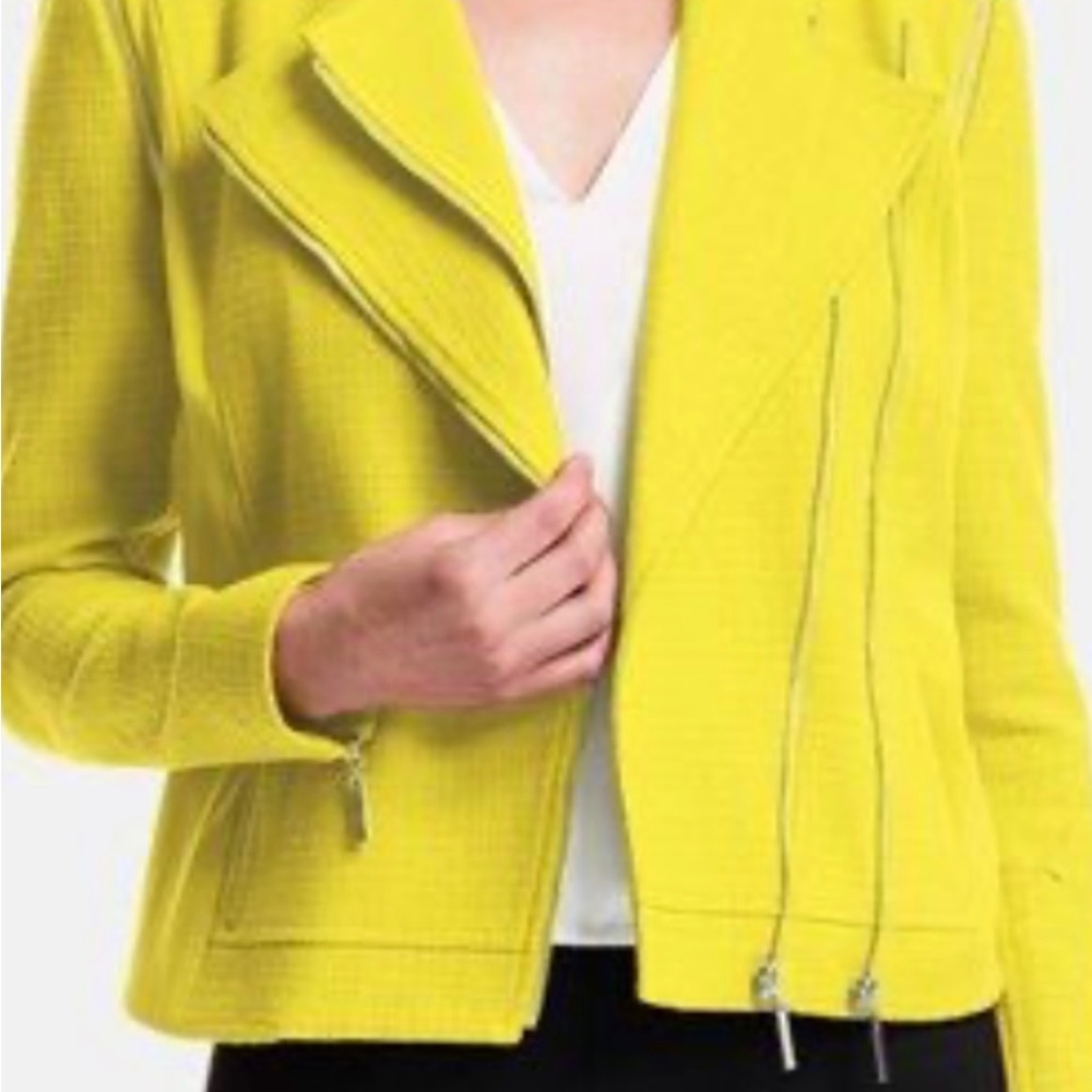 1 State zipper moto jacket